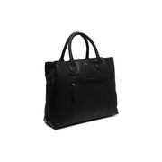 Tailored Rib Cuffs &amp; Hem Craftsmanship Construction Detail on Passau Full-Grain Leather Handbag Naisille