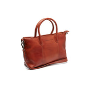 Tailored Rib Cuffs &amp; Hem Craftsmanship Construction Detail on Pergamino Full-Grain Leather Handbag Naisille