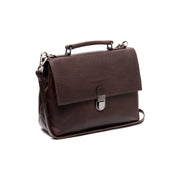 Tailored Rib Cuffs &amp; Hem Craftsmanship Construction Detail on Renata Full-Grain Leather Handbag Naisille