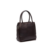 Tailored Rib Cuffs &amp; Hem Craftsmanship Construction Detail on Solvin Full-Grain Leather Handbag Naisille