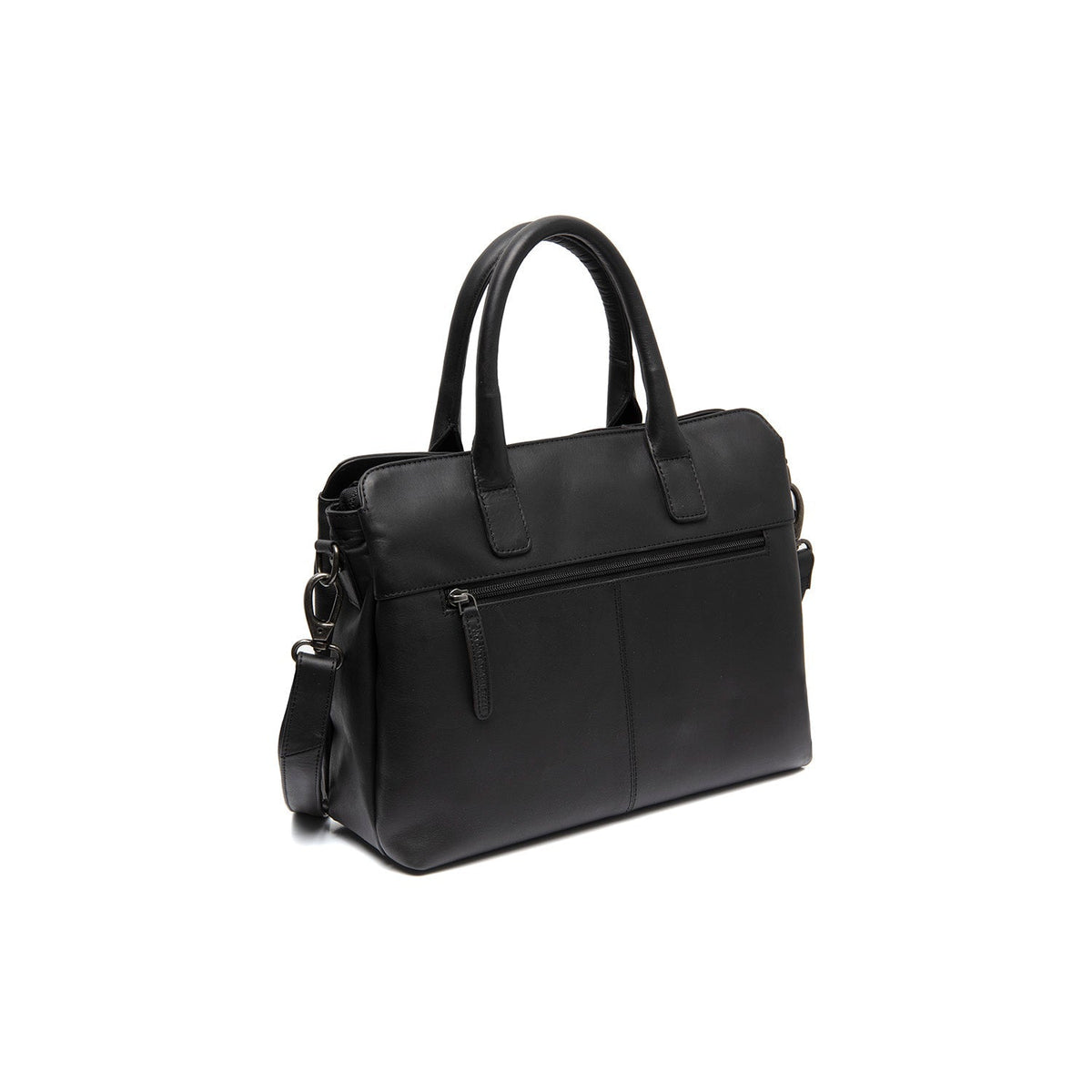 Tailored Rib Cuffs &amp; Hem Craftsmanship Construction Detail on Valmonte Full-Grain Leather Handbag Naisille