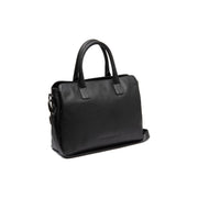 Valmonte Full-Grain Leather Handbag Naisille in Classic 100% Full-Grain Leather - Front Profile View &amp; Tailored Silhouette | Buy Online
