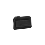 Oliver Full-Grain Leather Key Case Naisille in Olive 100% Full-Grain Leather - Front Profile View &amp; Tailored Silhouette | Buy Online