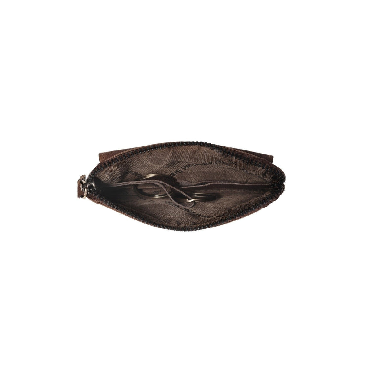 Tailored Rib Cuffs &amp; Hem Craftsmanship Construction Detail on Oliver Full-Grain Leather Key Case Naisille