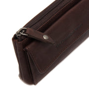 Styled Fit Perspective of Violette Full-Grain Leather Key Case Naisille on Model - Natural Daylight Drape