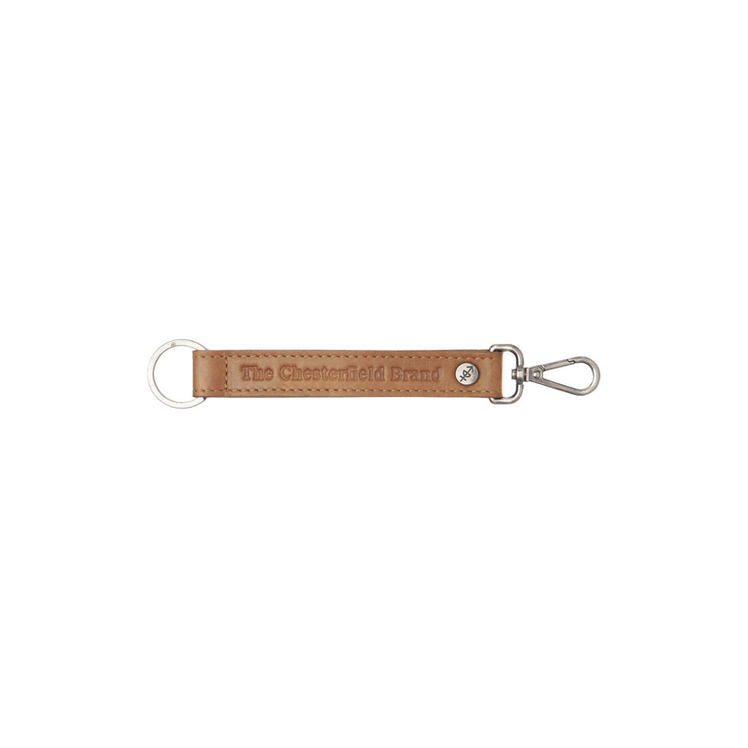 Leather Key Ring Cognac Naisille