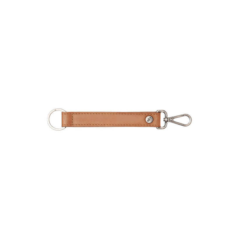Leather Key Ring Cognac Naisille