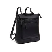 Caldero Full-Grain Leather Laptop Backpack Naisille in Classic 100% Full-Grain Leather - Full Exterior Front Profile View | Buy Online