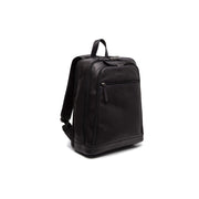 Detroit Full-Grain Leather Laptop Backpack Naisille in Classic 100% Full-Grain Leather - Full Exterior Front Profile View | Buy Online
