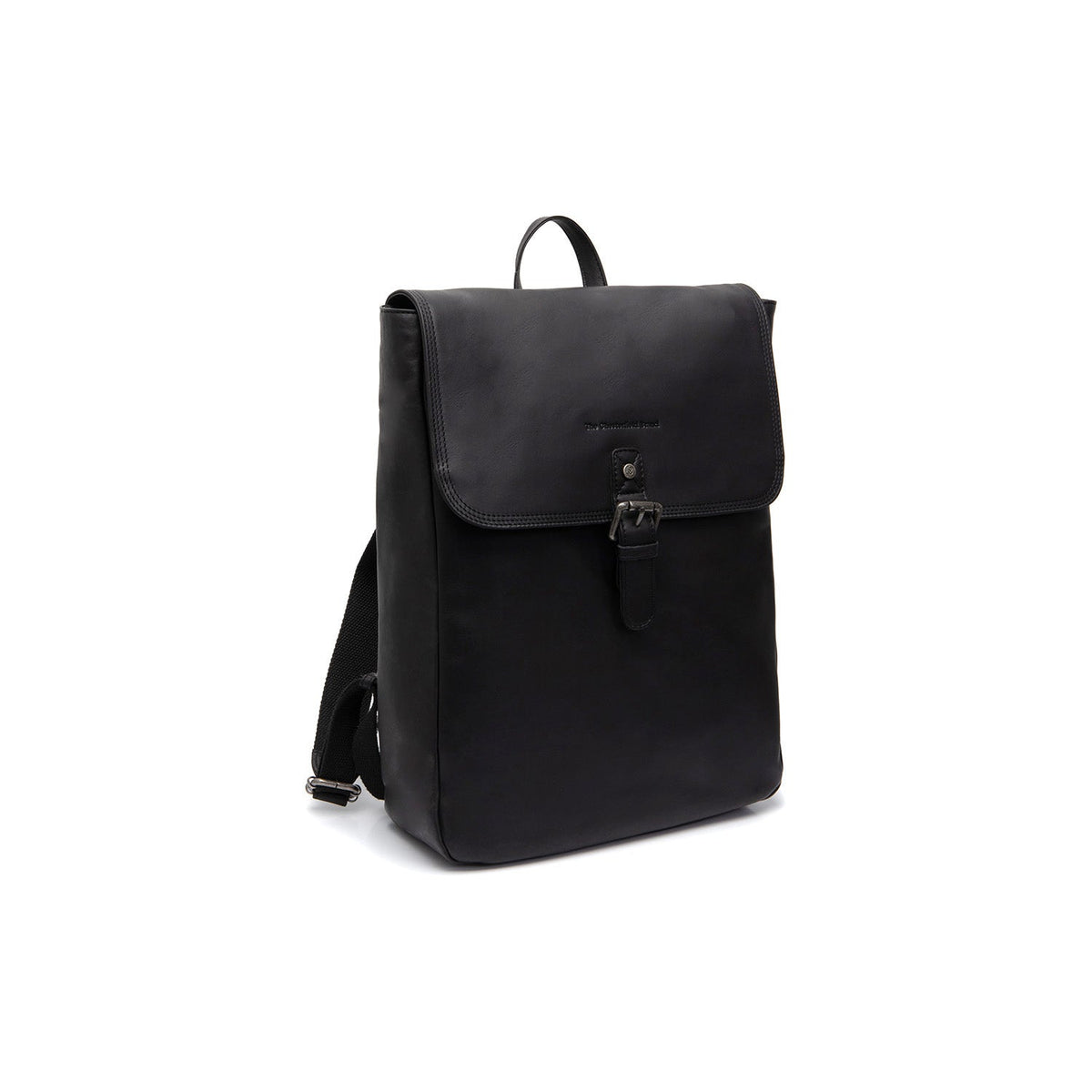 Farrow Full-Grain Leather Laptop Backpack klassista 100% pintanahkaa - Full Exterior Edestä ja räätälöity siluetti | Osta verkosta