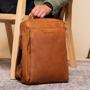 Jasper Full-Grain Leather Laptop Backpack Naisille – alternate product view 2