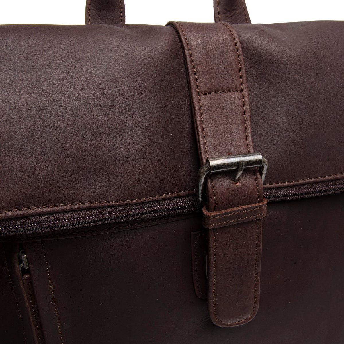 Larsson Full-Grain Leather Laptop Backpack Naisille – alternate product view 2
