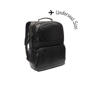 Lennox Full-Grain Leather Laptop Backpack Naisille in Classic 100% Full-Grain Leather - Full Exterior Front Profile View | Buy Online