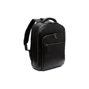 Maggiore Full-Grain Leather Laptop Backpack Miehille in Classic 100% Full-Grain Leather - Full Exterior Front Profile View | Buy Online