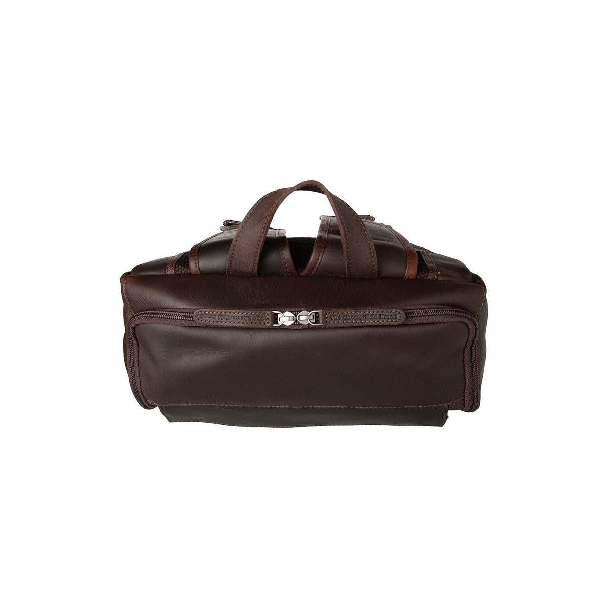 Rich Full-Grain Leather Laptop Backpack Miehille – alternate product view 3