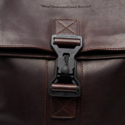 Savona Full-Grain Leather Laptop Backpack Naisille – alternate product view 3