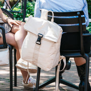 Trondheim Full-Grain Leather Laptop Backpack Naisille – alternate product view 2