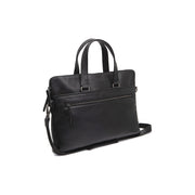 Elvas Full-Grain Leather Laptop Bag Naisille in Classic 100% Full-Grain Leather - Full Exterior Front Profile View | Buy Online