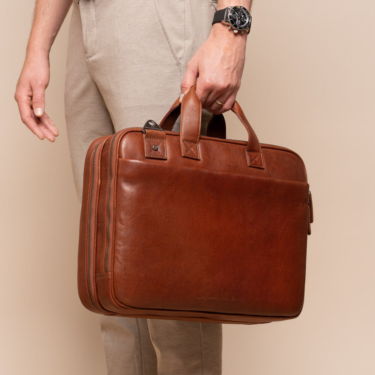 
Iseo Nahkainen tietokonelaukku – alternate product view 3