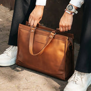 Manly Täysnahka Laptop Bag – alternate product view 2