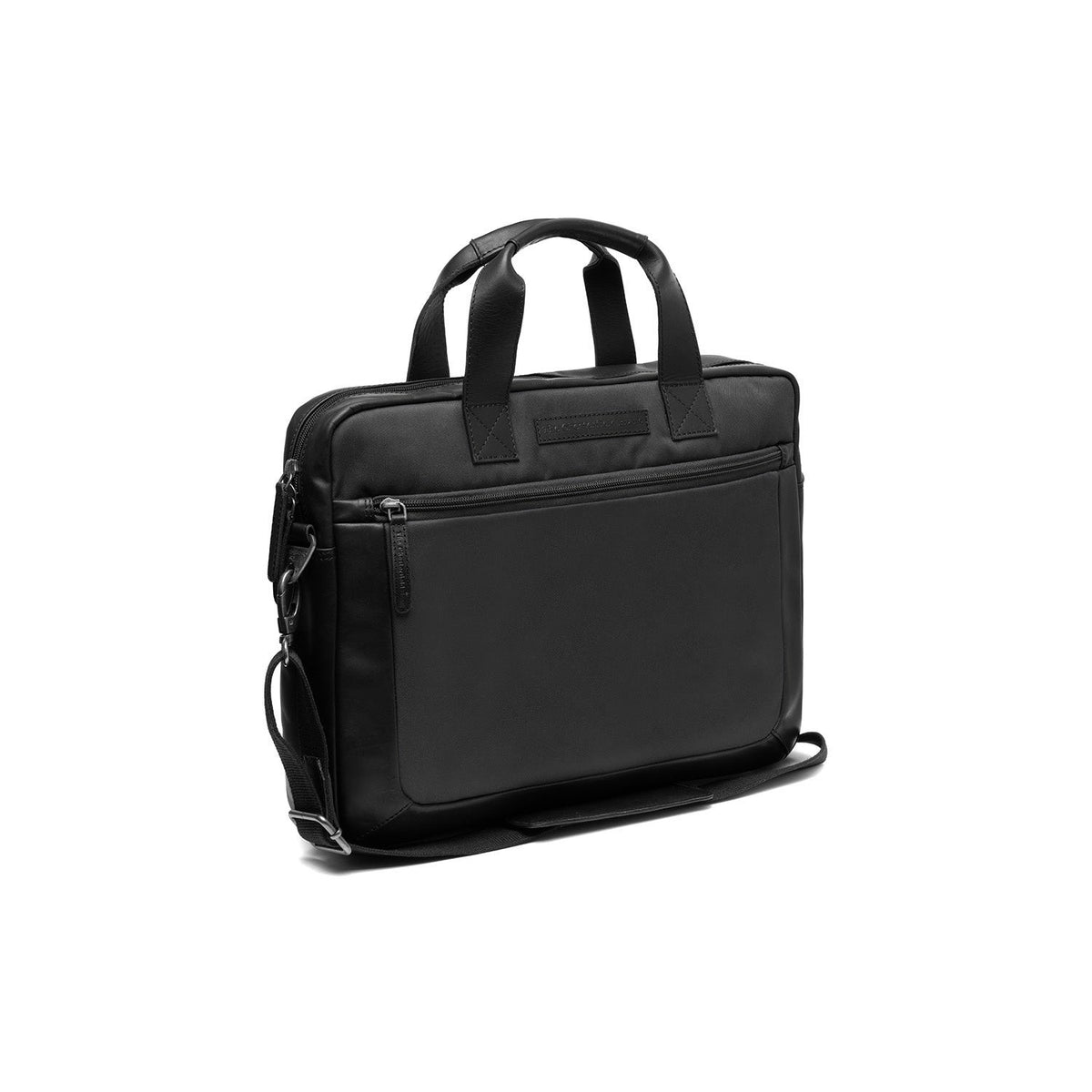 Narvik Full-Grain Leather Laptop Bag Naisille in Classic 100% Full-Grain Leather - Full Exterior Front Profile View | Buy Online