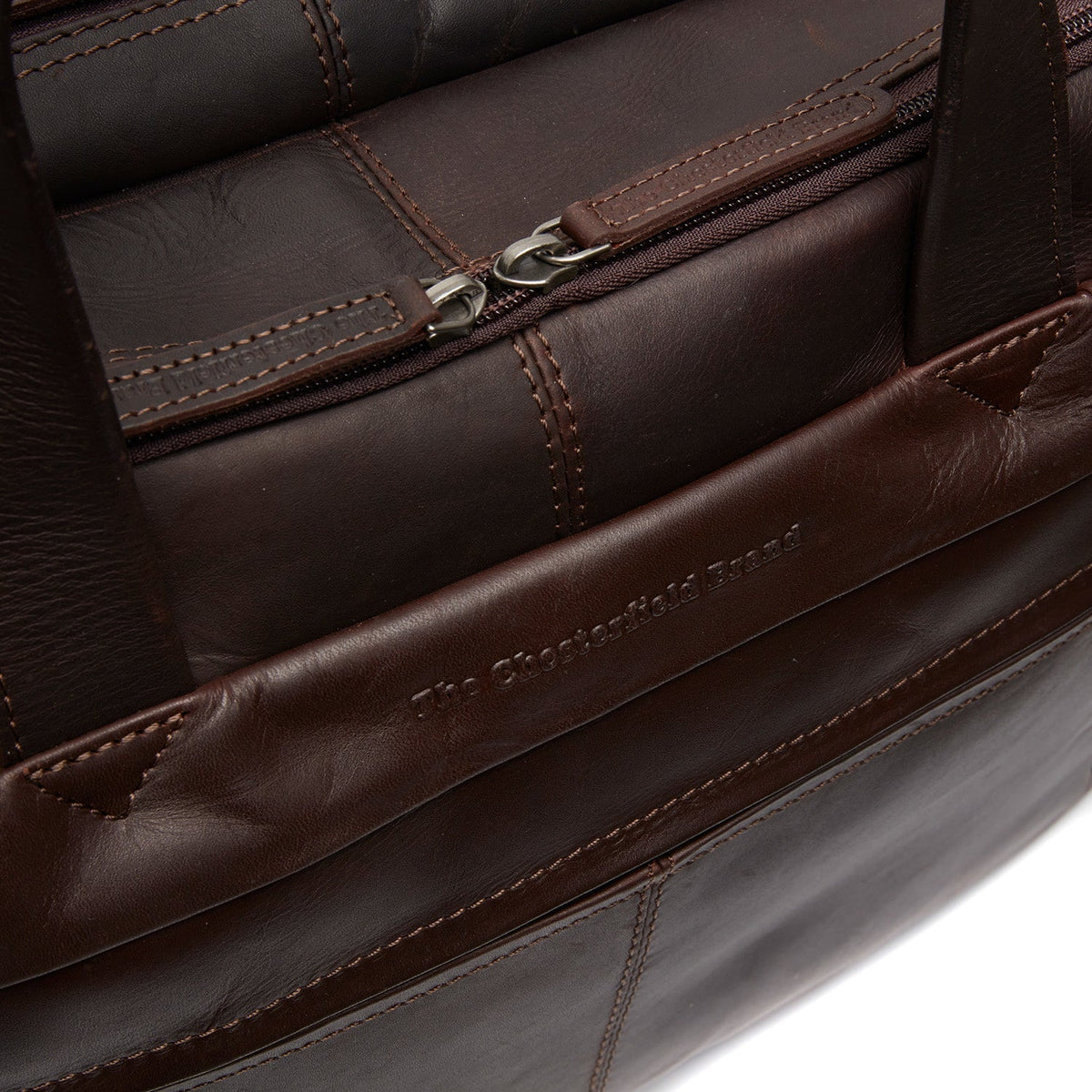 Ryan Full-Grain Leather Laptop Bag Miehille – alternate product view 3