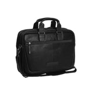 Seth Full-Grain Leather Laptop Bag Miehille in Classic 100% Full-Grain Leather - Full Exterior Front Profile View | Buy Online