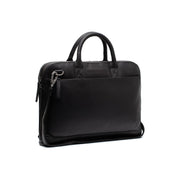 Tilbury Full-Grain Leather Laptop Bag Naisille in Classic 100% Full-Grain Leather - Full Exterior Front Profile View | Buy Online