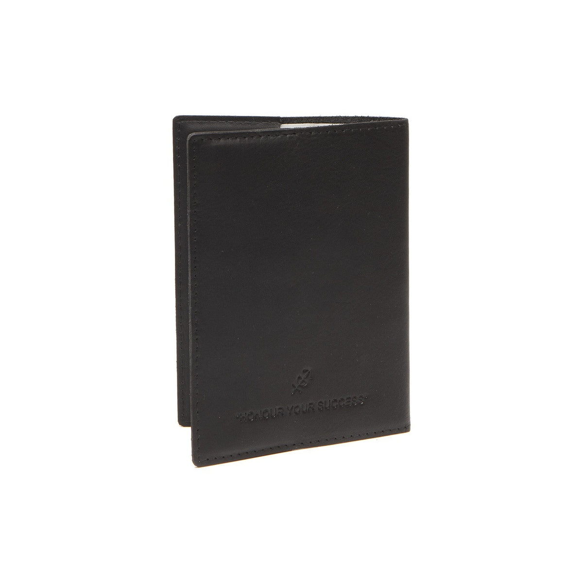 Close-Up Detail of Classic Collar &amp; Heavy-Duty Zipper Hardware on Leather Passport Case Naisille