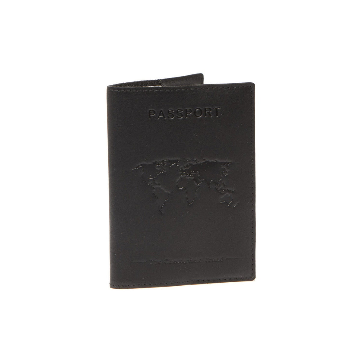 Leather Passport Case Naisille in Classic 100% Full-Grain Leather - Front Profile View &amp; Tailored Silhouette | Buy Online