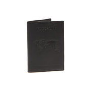 Leather Passport Case Naisille in Classic 100% Full-Grain Leather - Front Profile View &amp; Tailored Silhouette | Buy Online