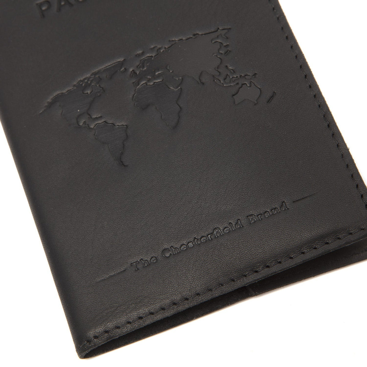 Leather Passport Case Naisille - Lateral Side Profile View Showing Sleeve Cut &amp; Athletic Taper Fit