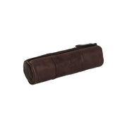 Brown Leather Pencil Case Lea Naisille, detail view 3