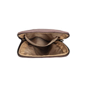Salta Full-Grain Leather Phone Bag Naisille - Lateral Side Profile View Showing Sleeve Cut &amp; Athletic Taper Fit