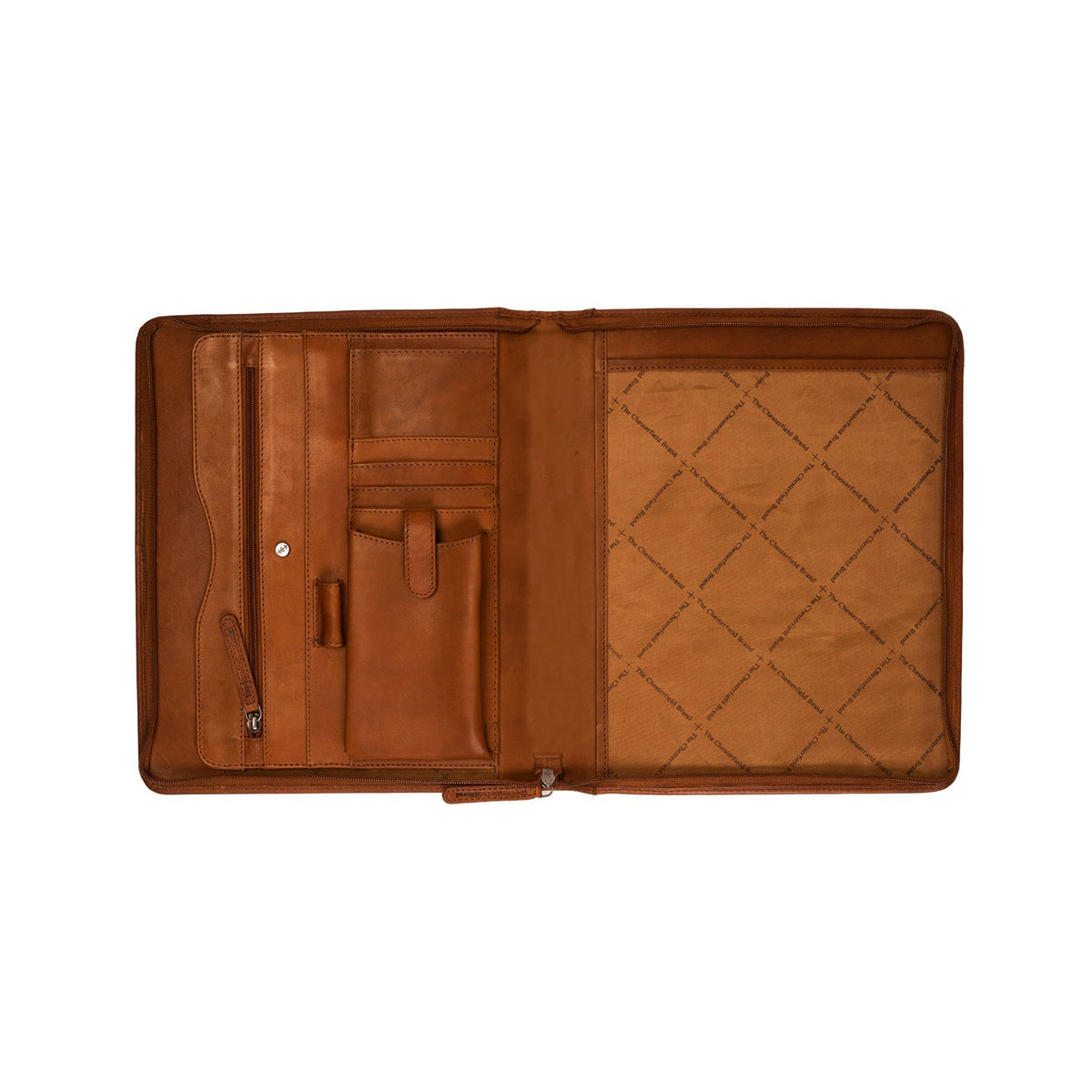 
Cognac Leather Portfolio Barnet Naisille Naisille, detail view 1