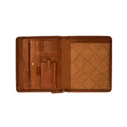 
Cognac Leather Portfolio Barnet Naisille Naisille, detail view 1