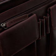 
Brown Leather Portfolio Moreton Naisille Naisille, detail view 3