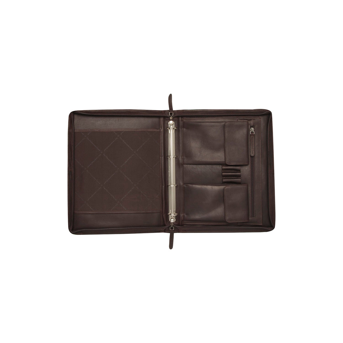 
Päällä sovitetun näkymä:  Leather Portfolio Moreton Naisille Naisille mallin päällä luonnollisessa päivänvalossa