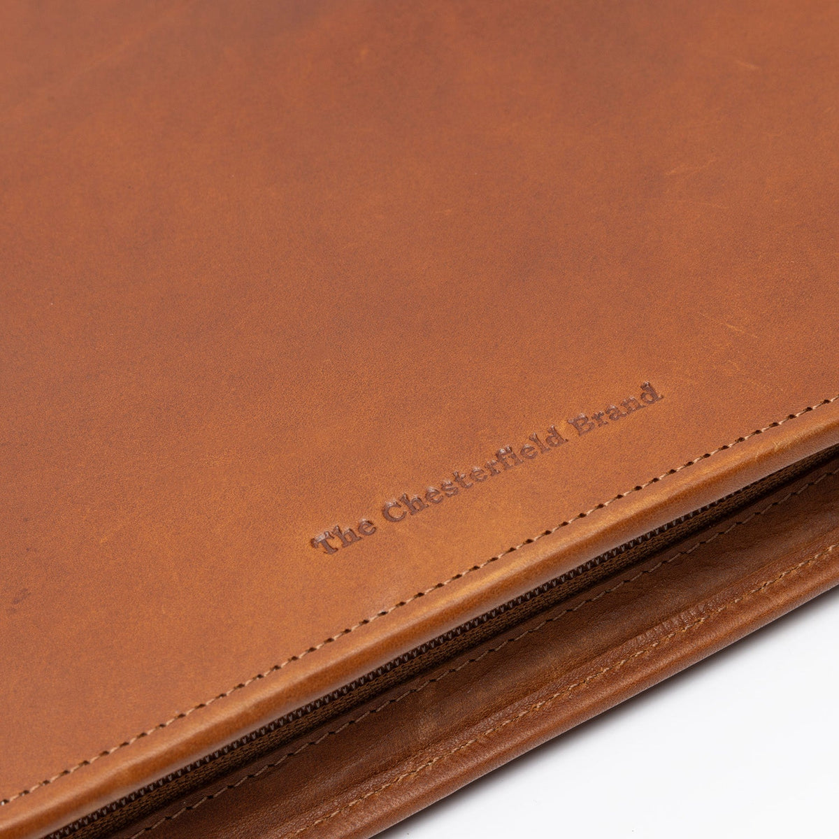 
Cognac Leather Portfolio Moreton Naisille Naisille, detail view 3