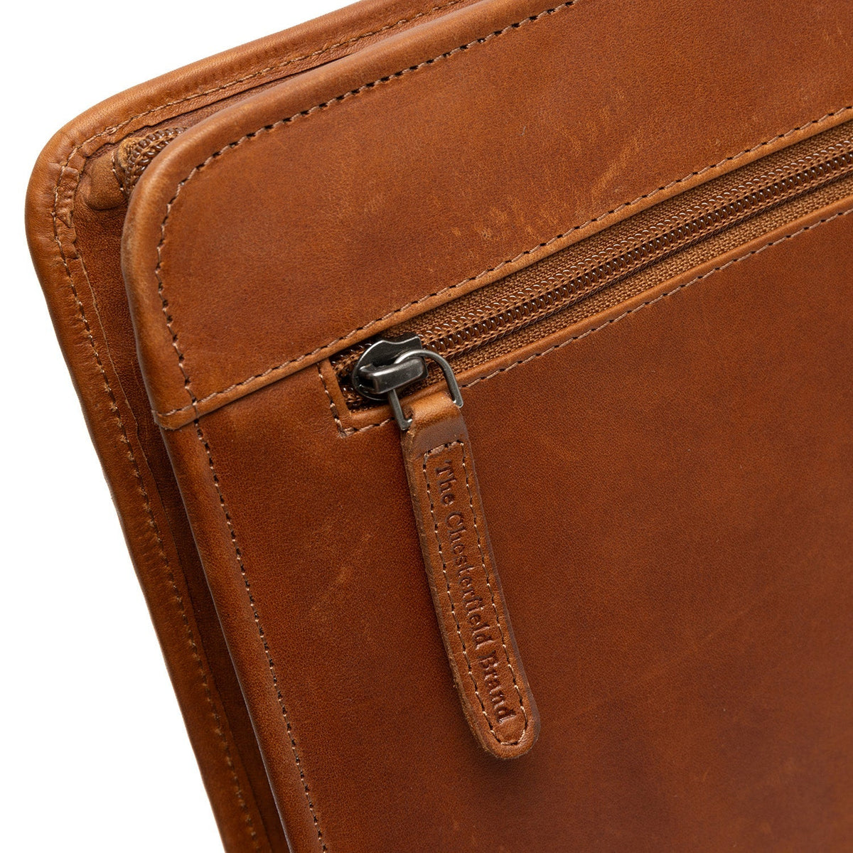 
Cognac Leather Portfolio Moreton Naisille Naisille, detail view 4