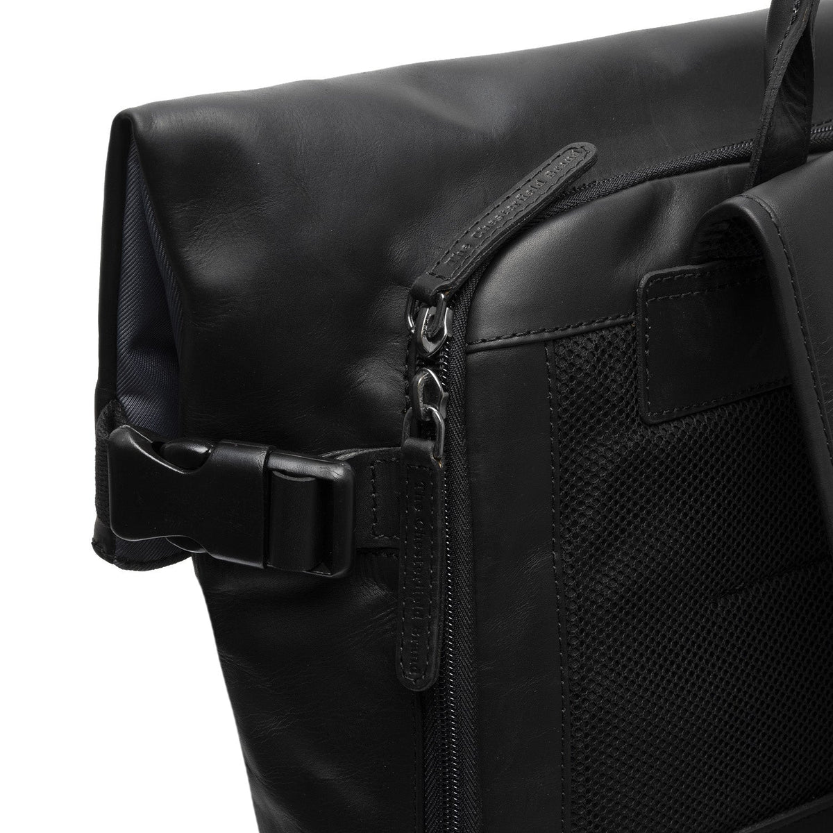 Bornholm Full-Grain Leather Roll-top Backpack Naisille – alternate product view 2