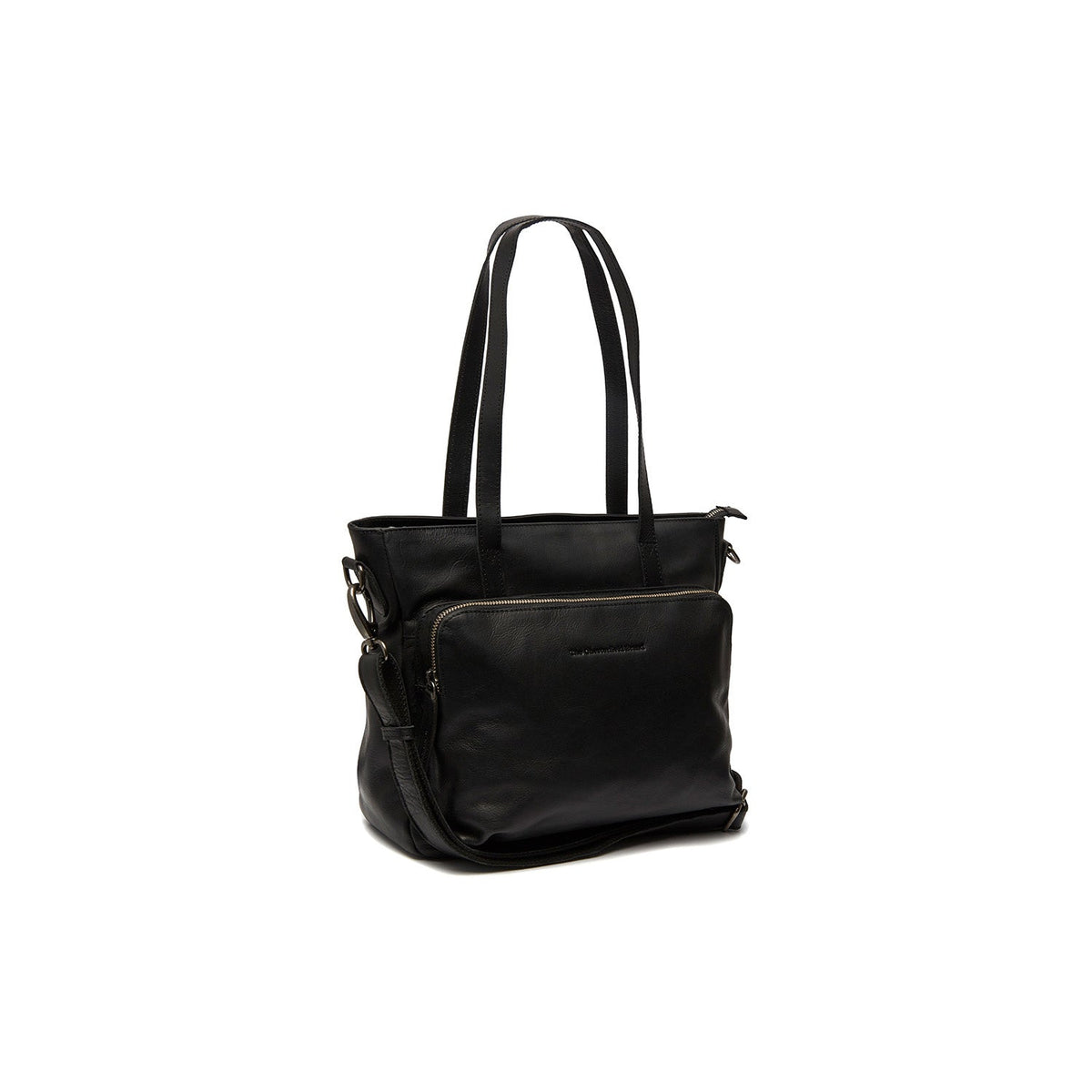 Alicante Full-Grain Leather Shopper Naisille in Classic 100% Full-Grain Leather - Full Exterior Front Profile View | Buy Online