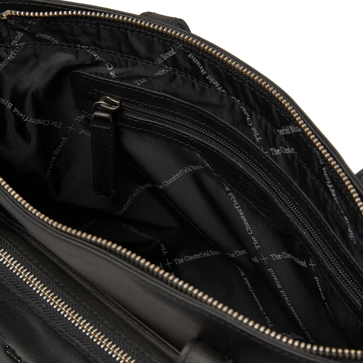 Classic 100% Full-Grain leather Bag - Rear Perspective Showing Reinforced Leather Straps & Stitching