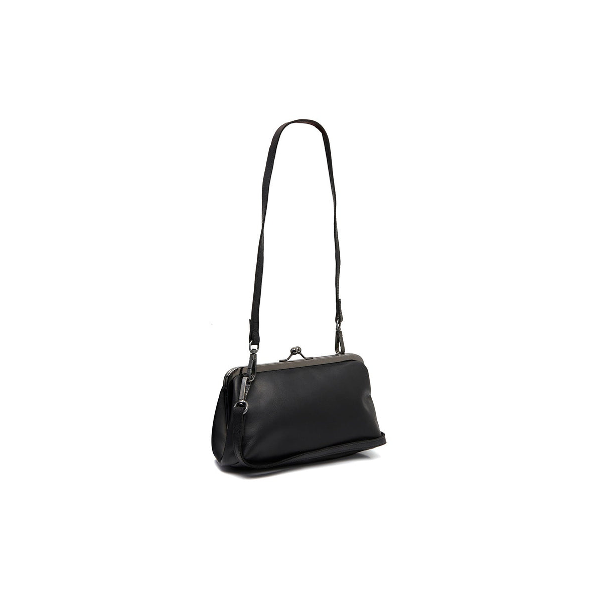 Andrade Full-Grain Leather Shoulder Bag Naisille in Classic 100% Full-Grain Leather - Full Exterior Front Profile View | Buy Online