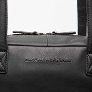 
Classic 100% Full-Grain leather Bag - Takanäkymä vahvistetuilla nahkahihnoilla