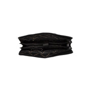 
Solid Antique Brass Hardware & Heavy-Duty Dual Zipper Detail on Fidenza Nahkainen olkalaukku