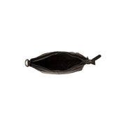 Jen Full-Grain Leather Shoulder Bag Naisille - Structured Side Profile Showing Gusset Depth &amp; Expansion Capacity