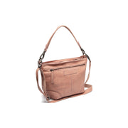 Lucy Full-Grain Leather Shoulder Bag Naisille in Classic 100% Full-Grain Leather - Full Exterior Front Profile View | Buy Online