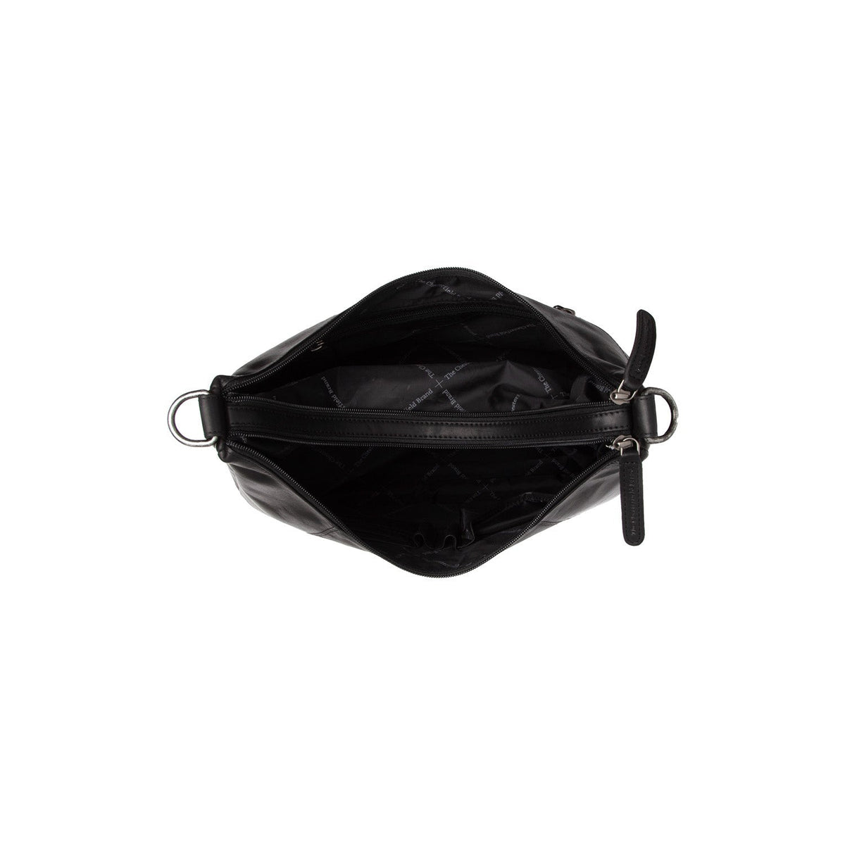 Marle Full-Grain Leather Shoulder Bag Naisille - Structured Side Profile Showing Gusset Depth &amp; Expansion Capacity