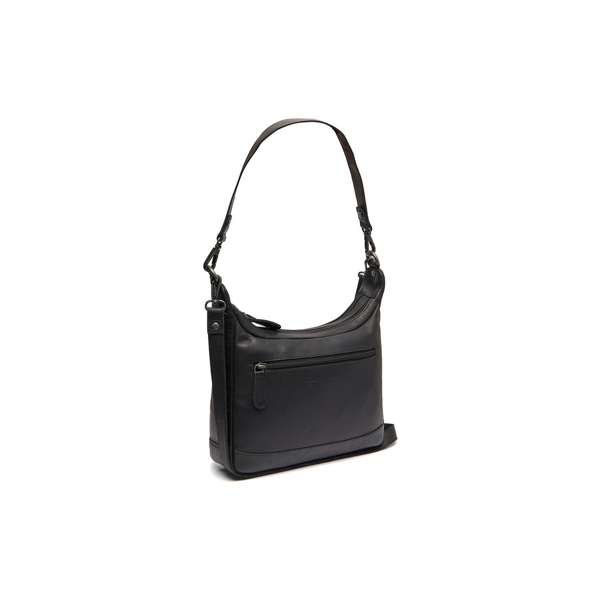 Mirave Full-Grain Leather Shoulder Bag Naisille in Classic 100% Full-Grain Leather - Full Exterior Front Profile View | Buy Online